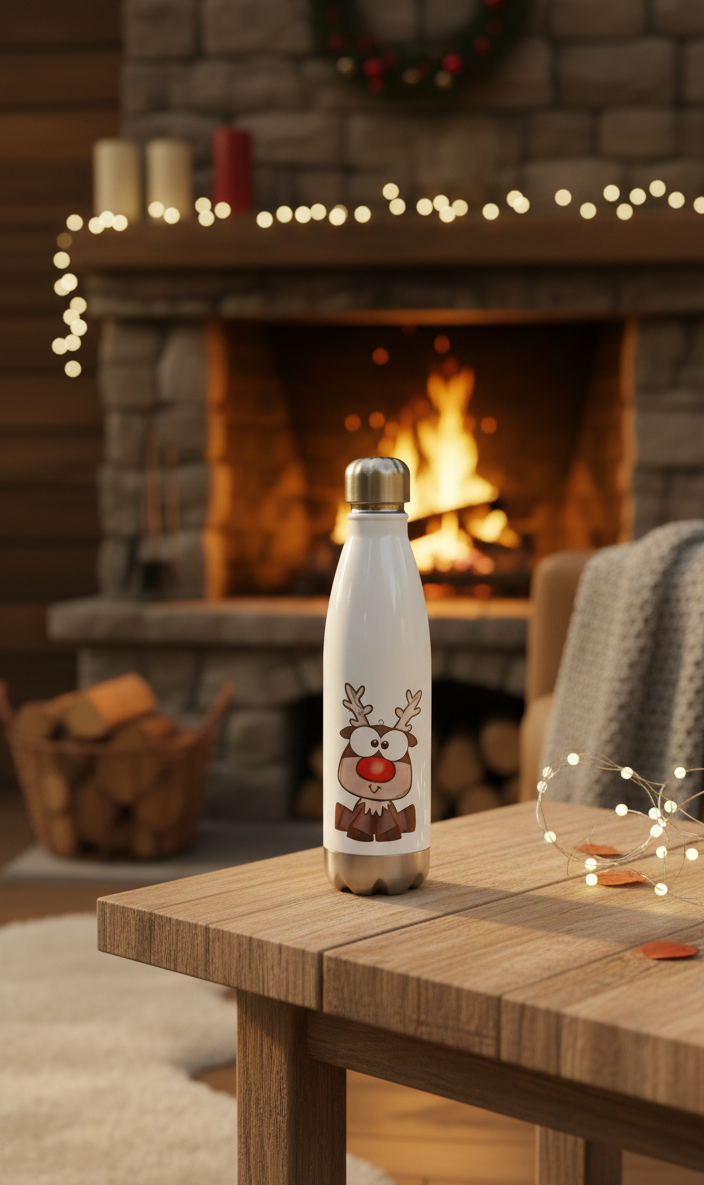 Personalizirana termovka z osebnim potiskom - ohranja pijačo toplo ali hladno, trajni tisk